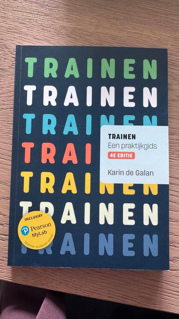 Trainen Trainen Trainen - Karin de Galan (4e editie), Boeken, Ophalen of Verzenden, Gamma, Zo goed als nieuw, HBO
