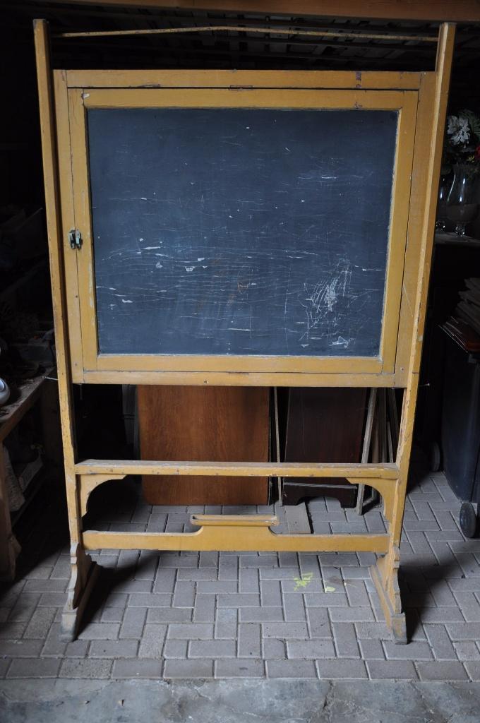 Uniek antiek schoolbord, Ophalen of Verzenden