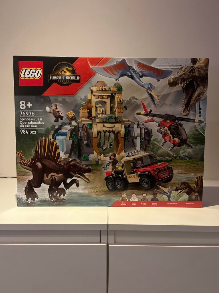 LEGO Jurassic World 76976 Spinosaurus & Quetzalcoatlus, Jurassic World, Lego, Nieuw, Ophalen of Verzenden