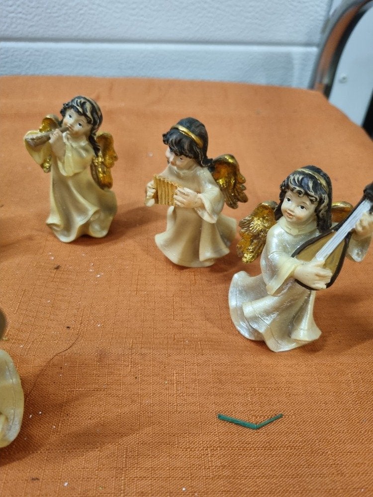 beelden engelen met muziek instrument [ b352], Diversen, Ophalen of Verzenden, 'T Olde Gre-j, Info@toldegrej.nl, Endepoelstraat 20f Didam