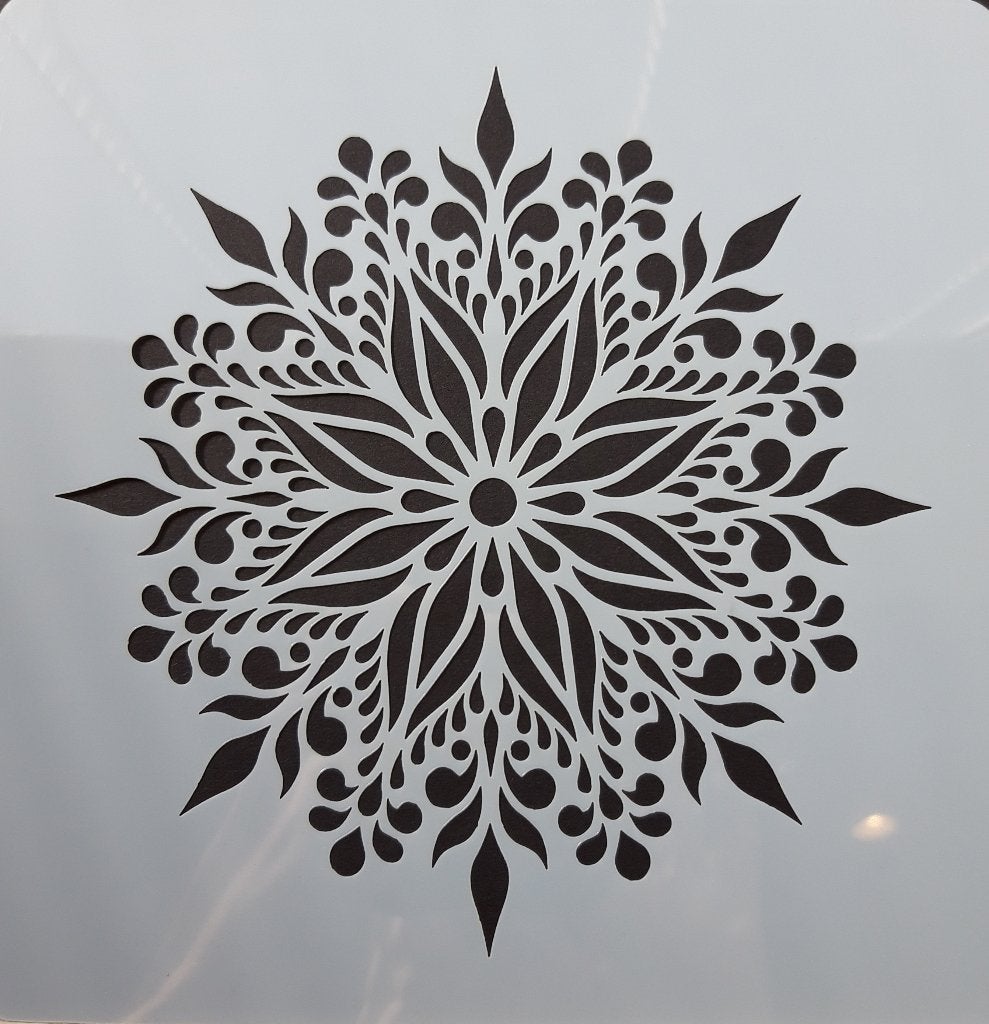 Hobby Stencil Mandala 05 - NIEUW 20x20 cm, Overige typen, Onbekend, Nieuw, Ophalen of Verzenden