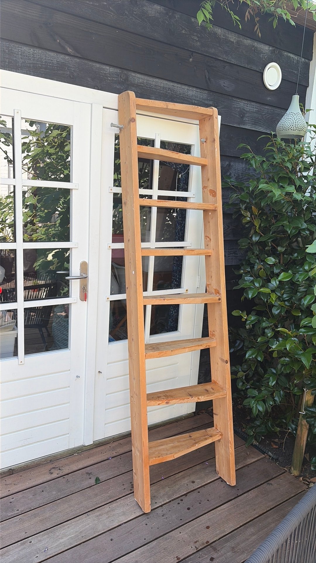 Houten trap 200 cm, Ophalen, Gebruikt, 2 tot 4 meter
