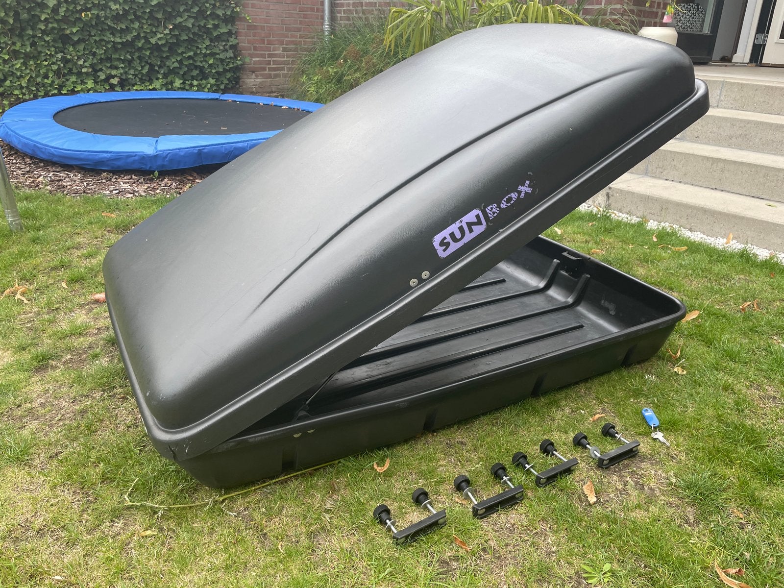Hapro Sunbox Dakkoffer 350 liter, Auto diversen, Ophalen, Gebruikt