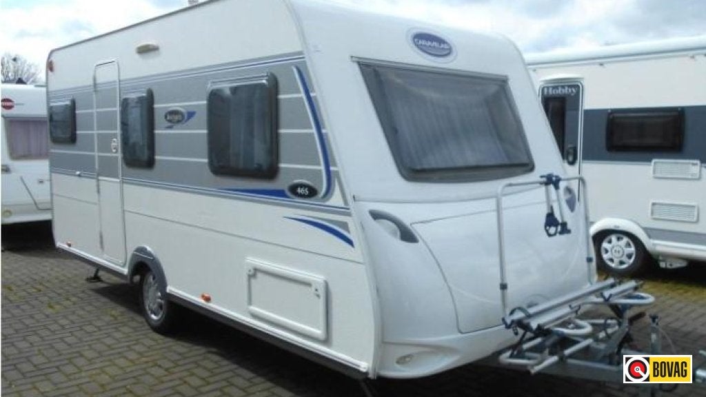 Caravelair Antares 465 Dwarsbed / Luifel., Caravans en Kamperen, Caravans, Bedrijf, Treinzit, 750 - 1000 kg, Luifel