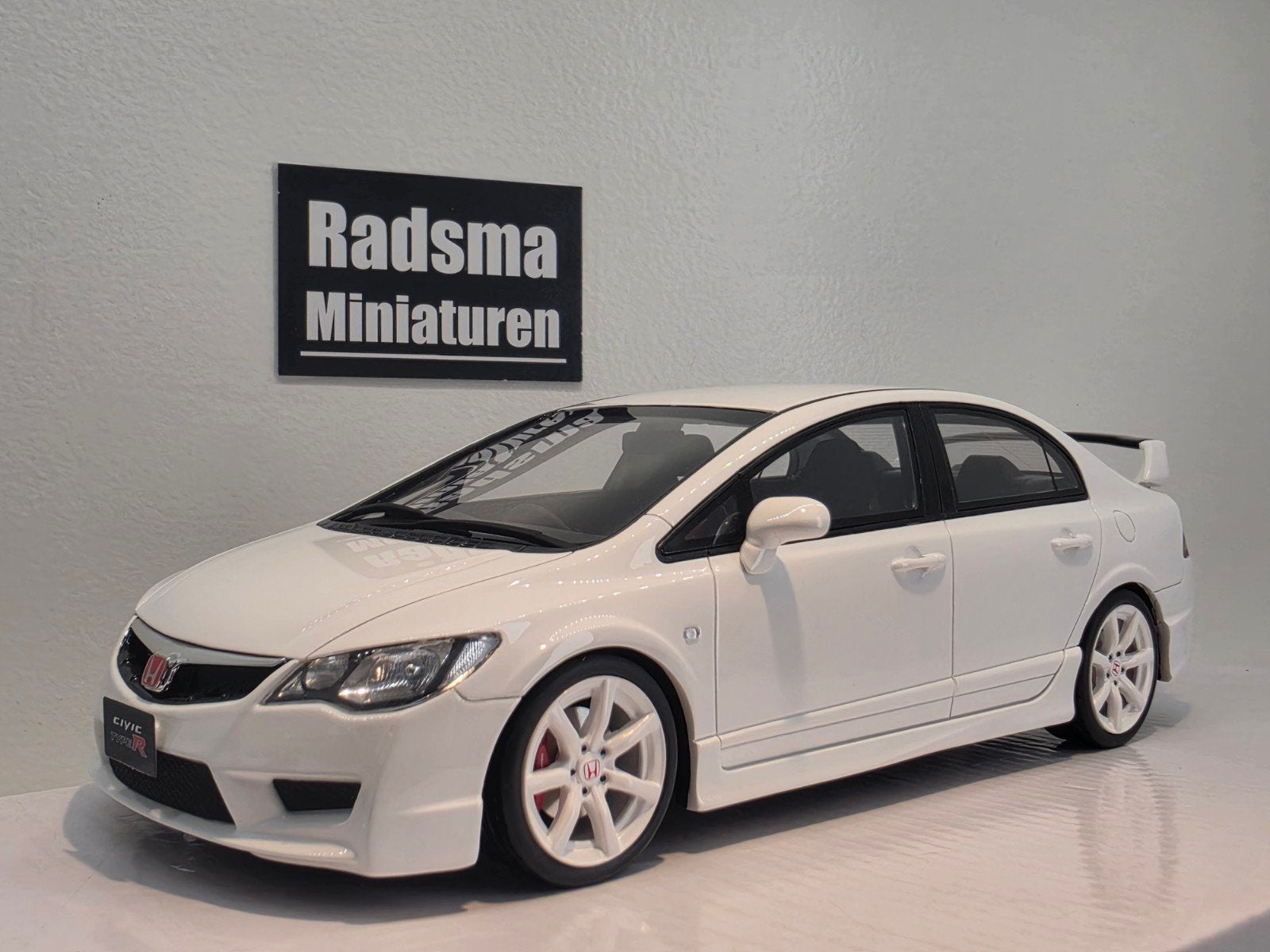 Honda Civic FD2 Championship White 2007 - 1:18 Ottomobile, Hobby en Vrije tijd, Modelauto's | 1:18, OttOMobile, Auto, Ophalen of Verzenden