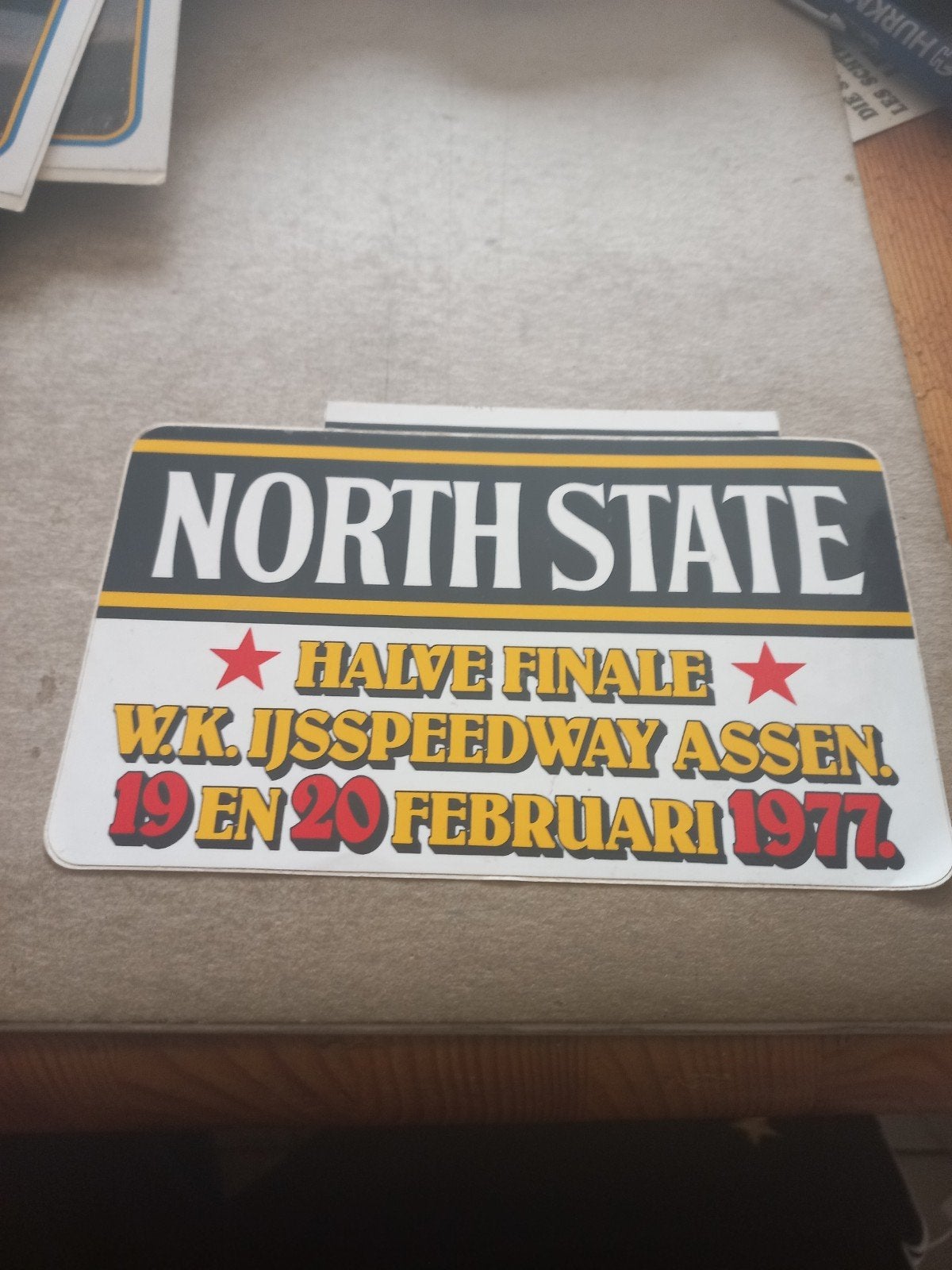 North state wk ijsspeedway 77 assen, Ophalen of Verzenden, Zo goed als nieuw