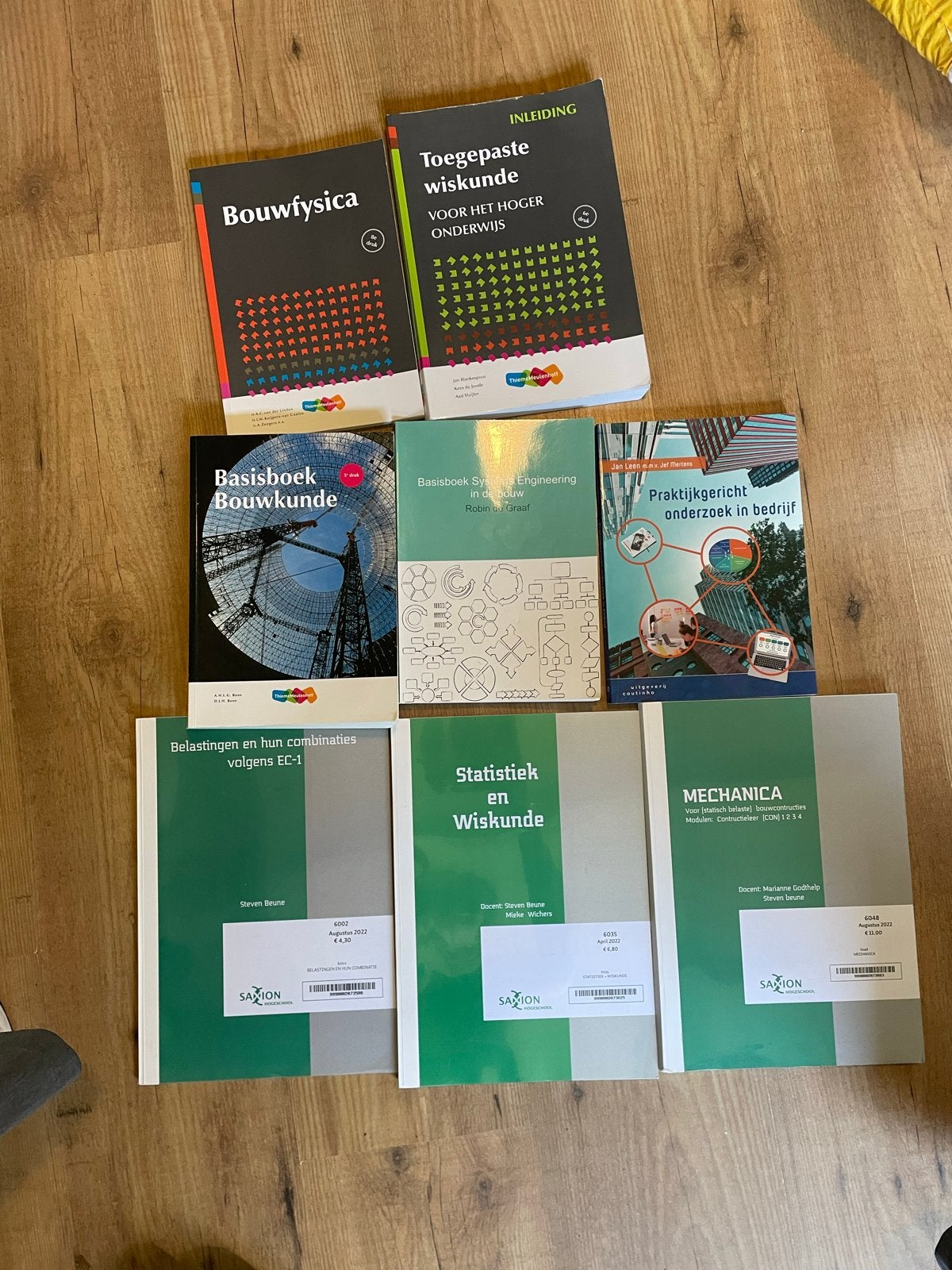 Studieboeken Bouwkunde Saxion (HBO), Boeken, Studieboeken en Cursussen, Ophalen of Verzenden, Beta, Zo goed als nieuw, HBO