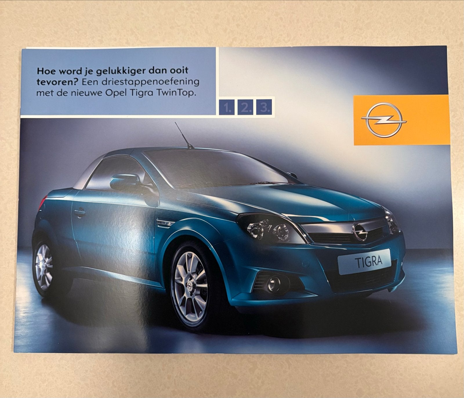 Opel Tigra TwinTop brochure in nieuwstaat, Ophalen of Verzenden, Nieuw, Opel