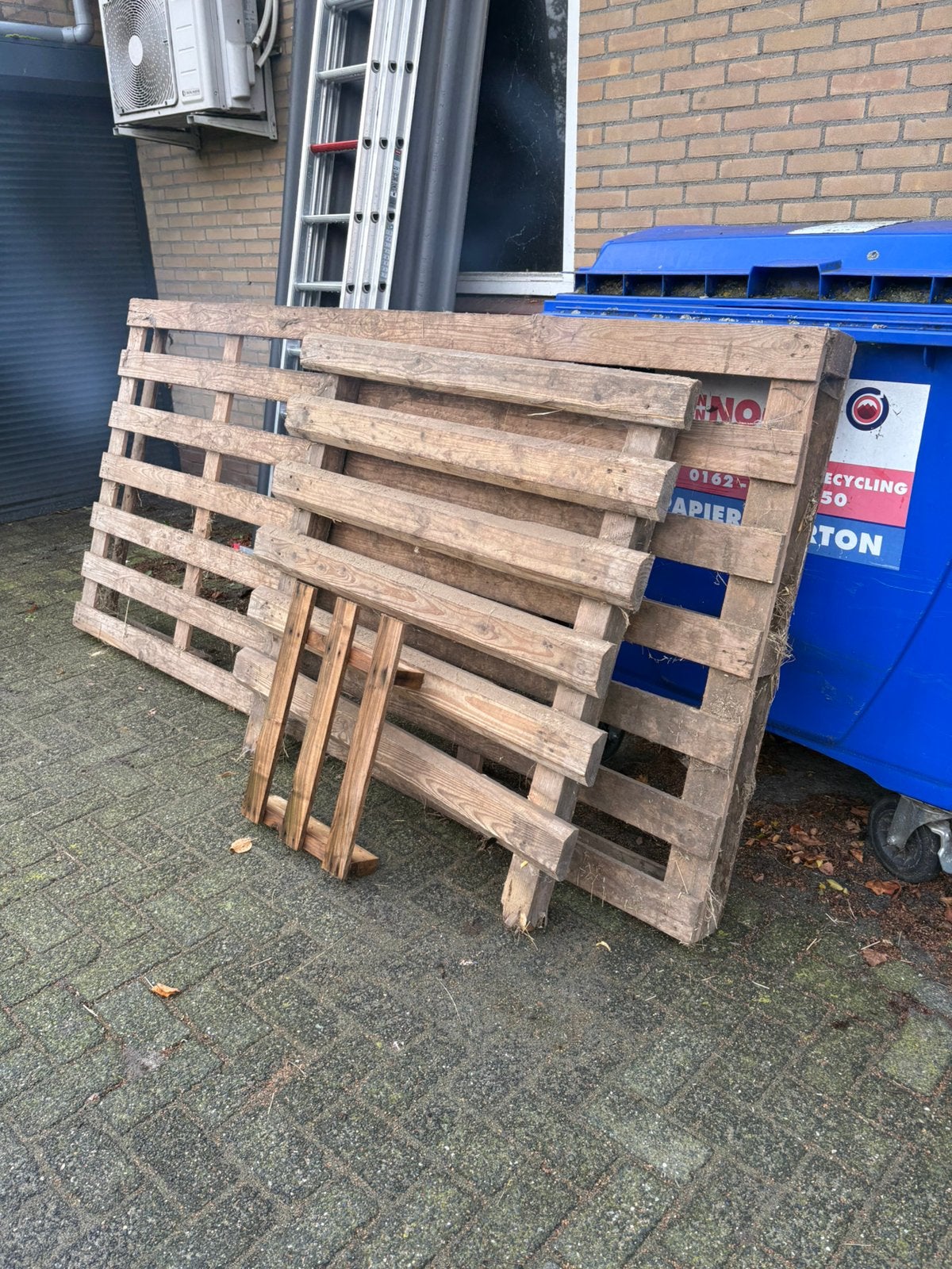 Gratis pallets, Ophalen, Zo goed als nieuw, Pallet, Minder dan 200 cm