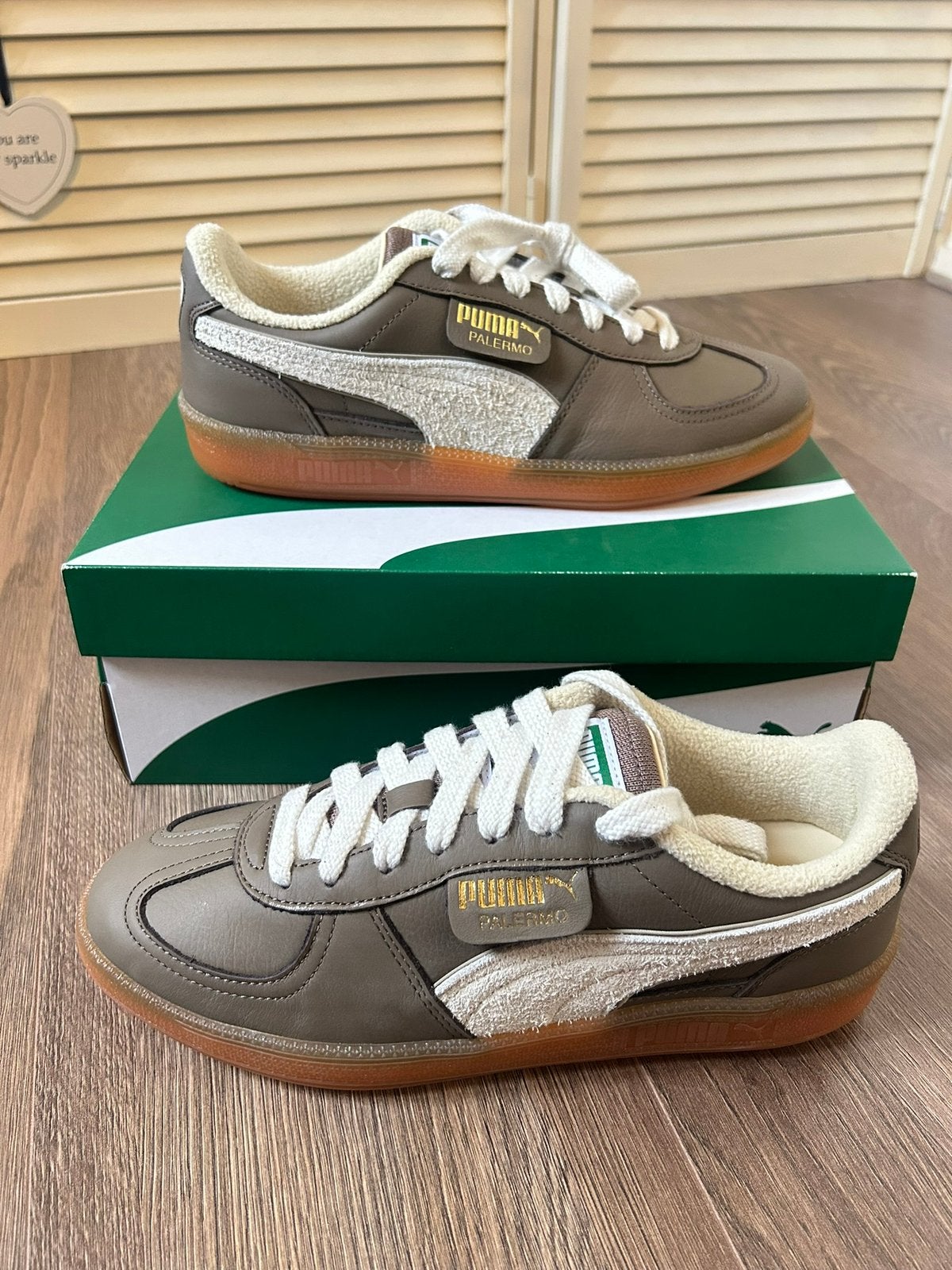 PUMA Palermo Winterized Bruin - Gum Sole - Maat 42, Bruin, Verzenden, Nieuw, Sneakers of Gympen