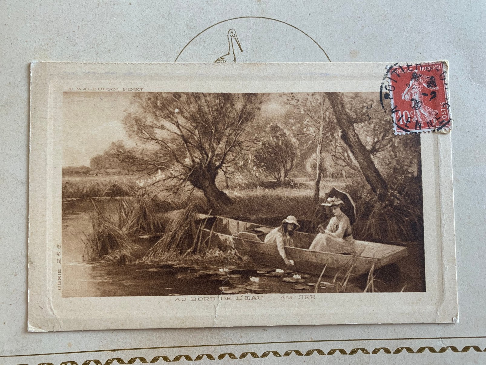 24-2-1909 Au bord de l’eau (RR), Verzamelen, Ophalen of Verzenden, Voor 1920, Gelopen, Overige thema's