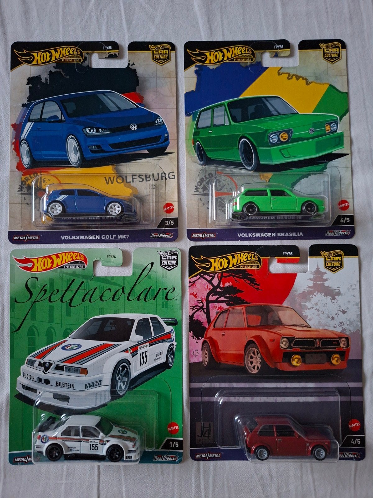 Hot Wheels Car Culture Premium Set - 4 stuks, Ophalen of Verzenden, Nieuw, Auto