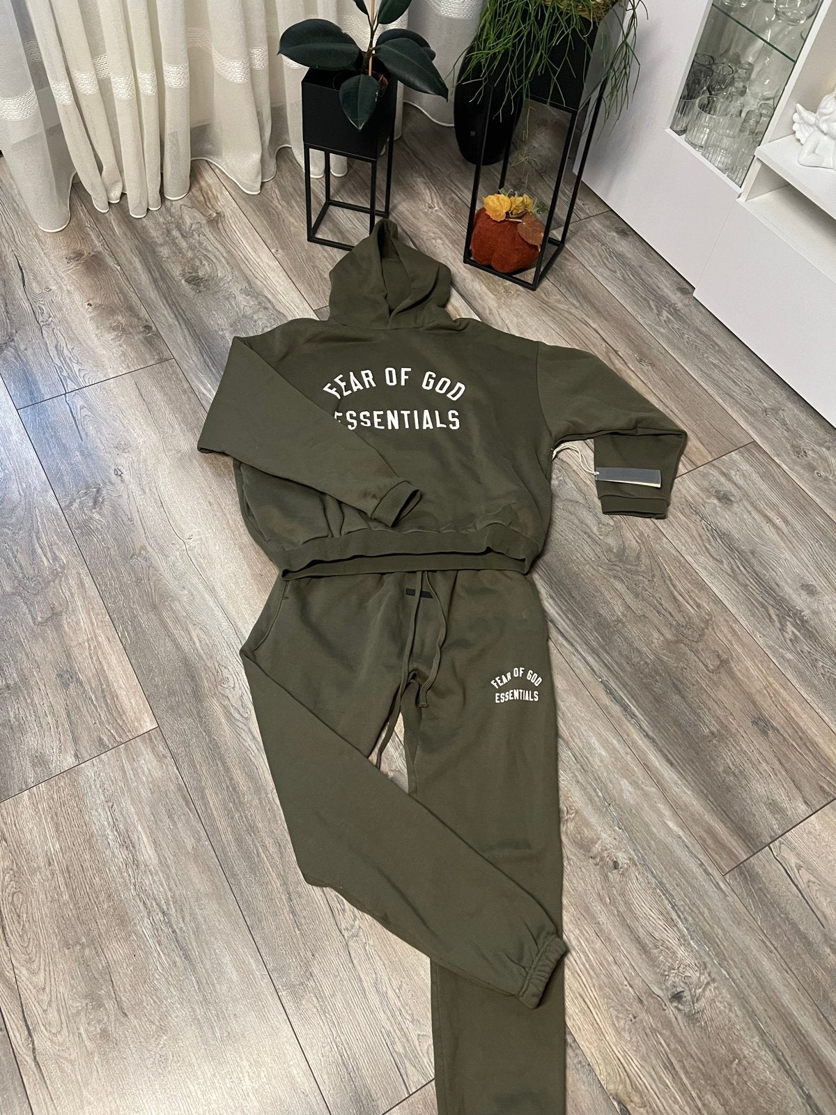 Fear of God Essentials trainingspak - Oversized, Ophalen, Nieuw, Maat 52/54 (L), Groen