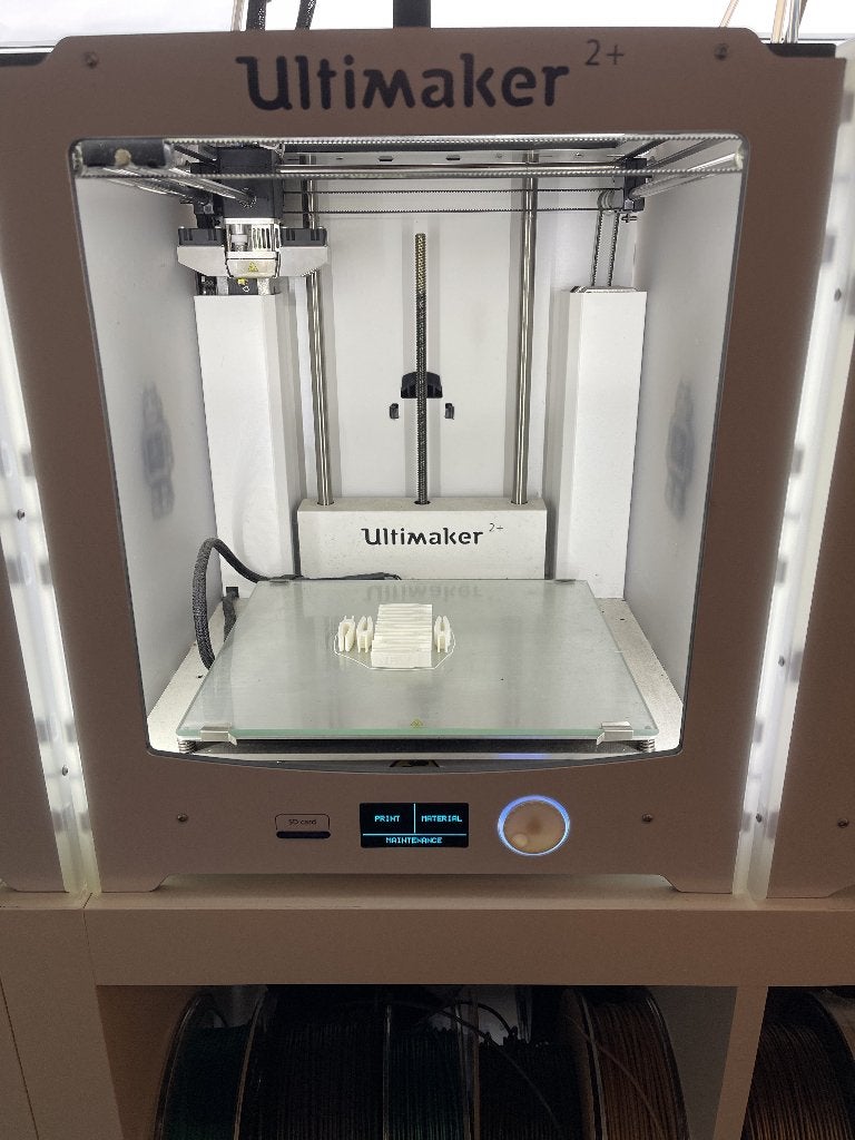 Ultimaker 2+ 3D printer incl. toebehoren en doos, Ophalen, Ultimaker, Zo goed als nieuw, Filament