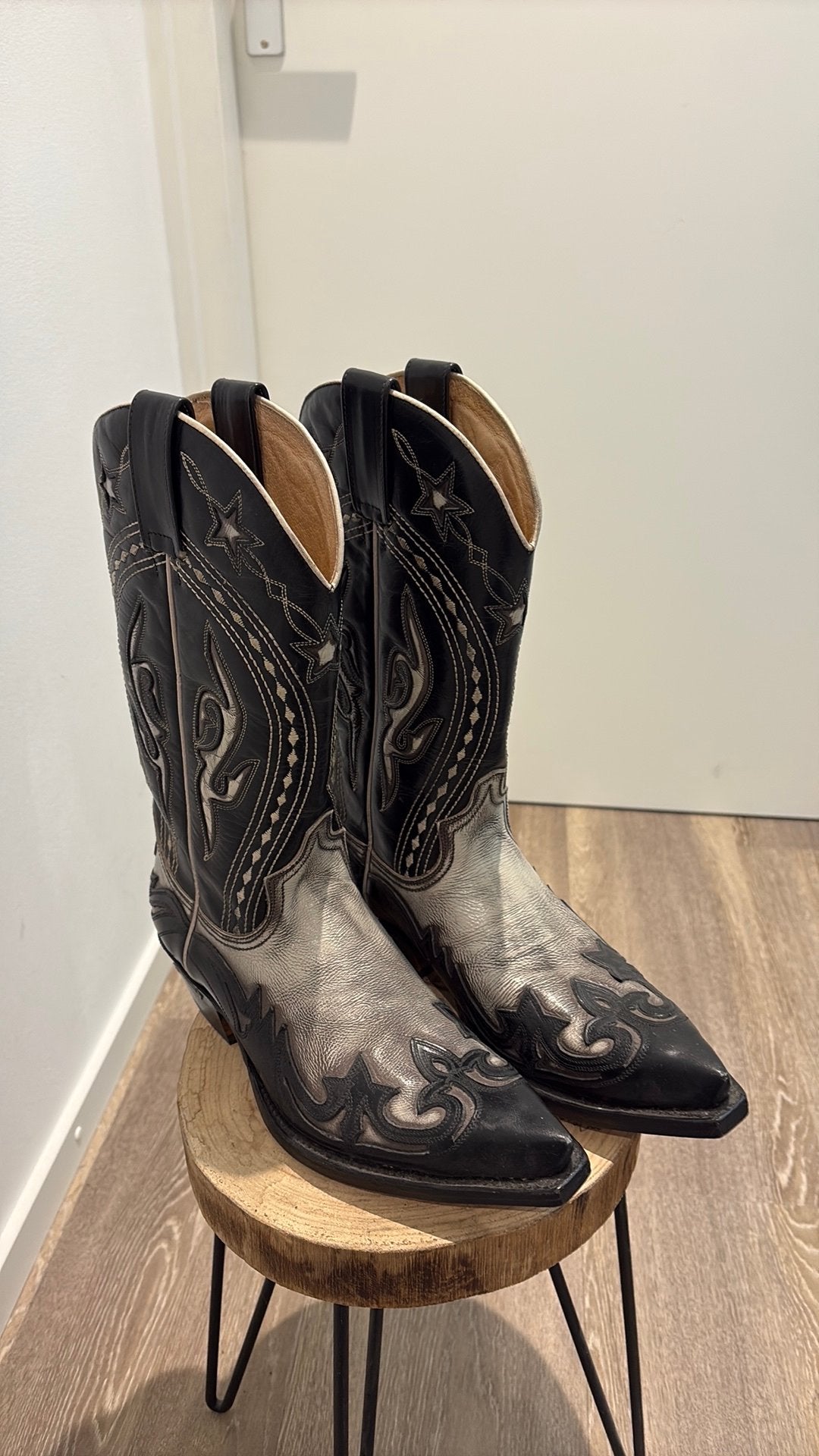 Sendra boots cowboylaarzen mt 42 zwart / grijs incl verzend., Verzenden, Zwart, Boots, Zo goed als nieuw