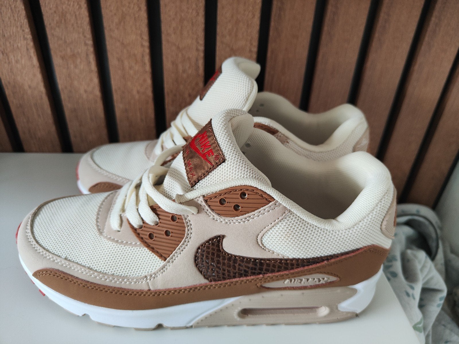 Nike Air Max 90 sneakers, Beige, Nike, Nieuw, Ophalen of Verzenden