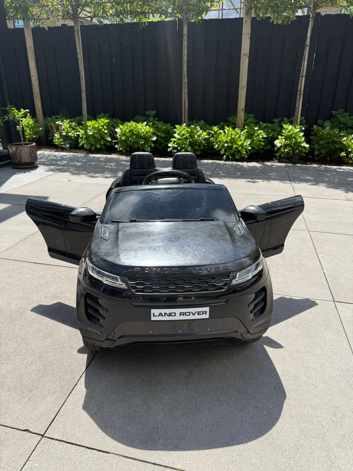 Range Rover Evoque Elektrische Kinderauto - Zwart, Ophalen of Verzenden, Gebruikt