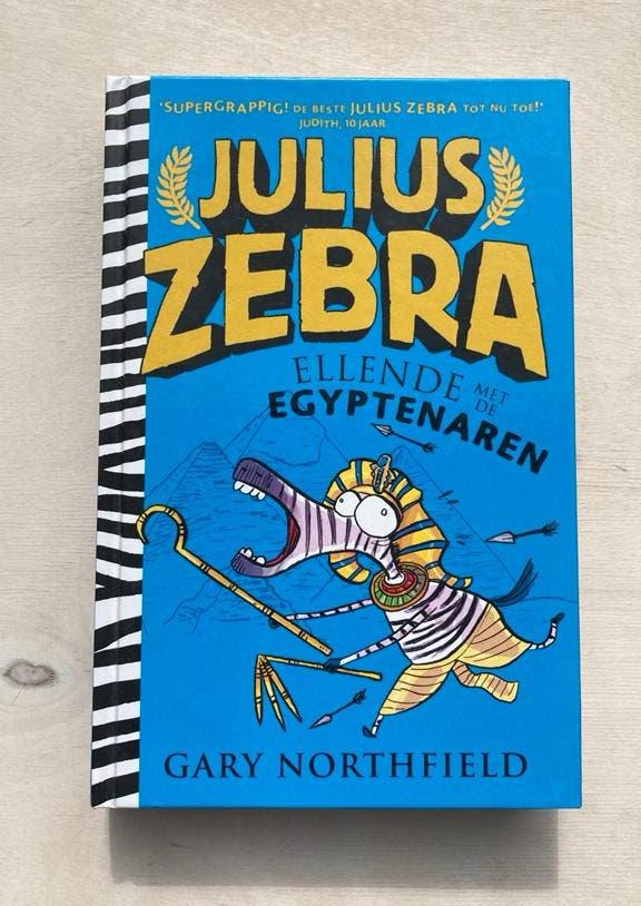Julius zebra ellende met de Egyptenaren, Boeken, Ophalen of Verzenden, Zo goed als nieuw, Verhalen