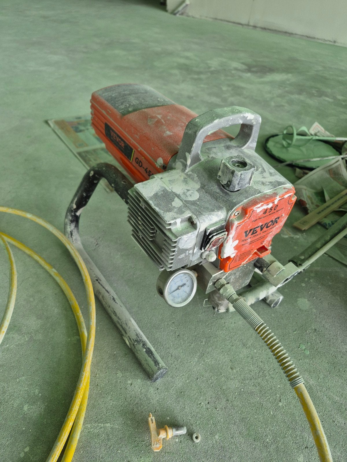 Vevor GD-450 Hogedruk Airless Verfspuit met Slang, Ophalen, Gebruikt, Verfspuit of Verfpomp