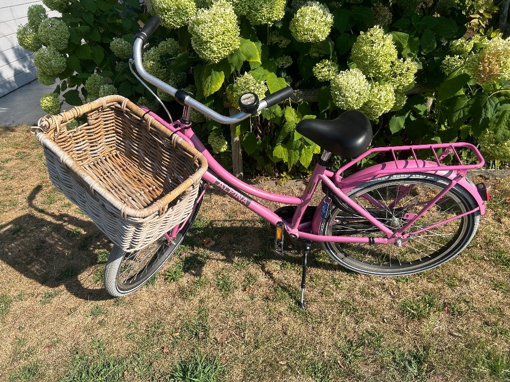 24 inch meisjes fiets Alpina Cargo roze, Ophalen, Terugtraprem, Alpina Cargo, Gebruikt