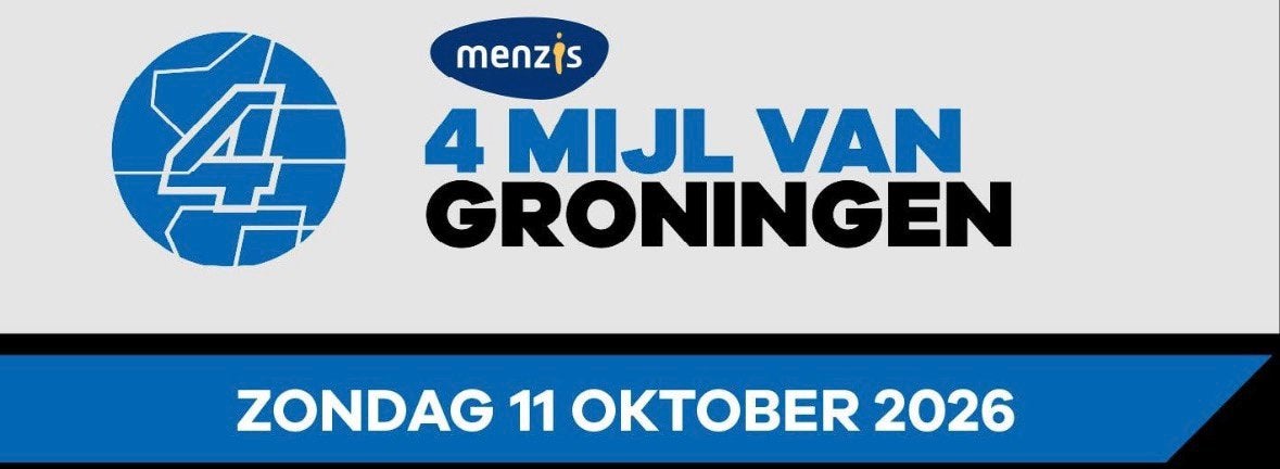 1 ticket voor de 4 Mijl van Groningen., Ophalen of Verzenden