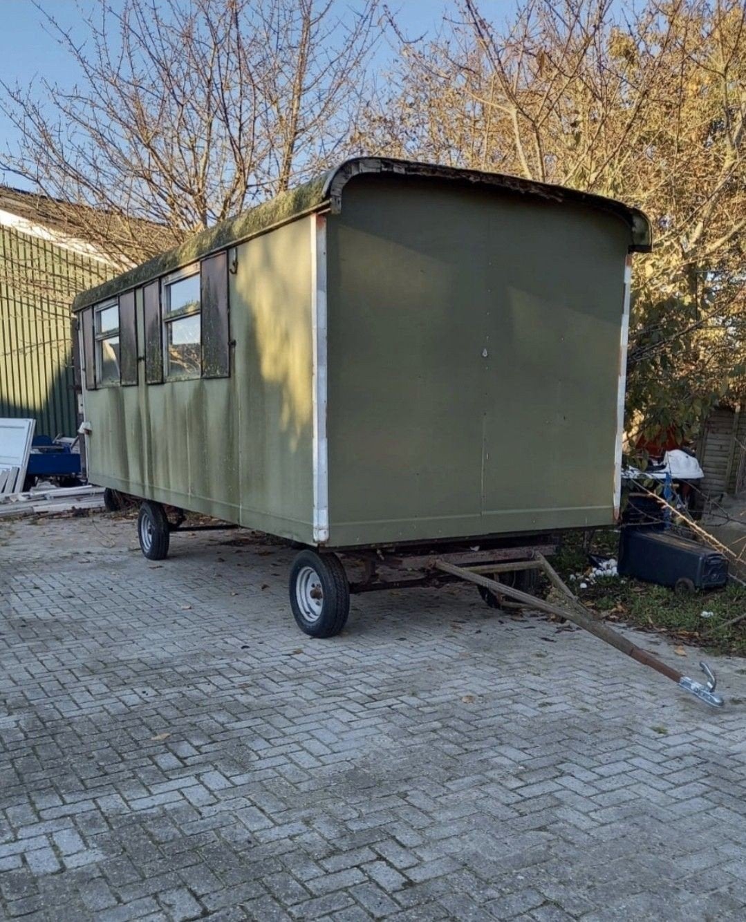 Grote schaftkeet - Ideaal voor tinyhouse, bouw of opsla, Ophalen, Gebruikt