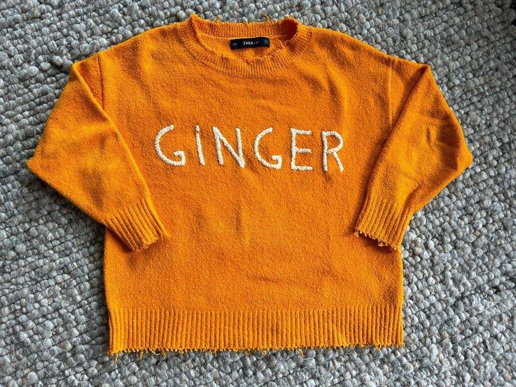 Geweldige statement trui GINGER maat S ZARA, Zara, Oranje, Ophalen of Verzenden, Maat 36 (S)