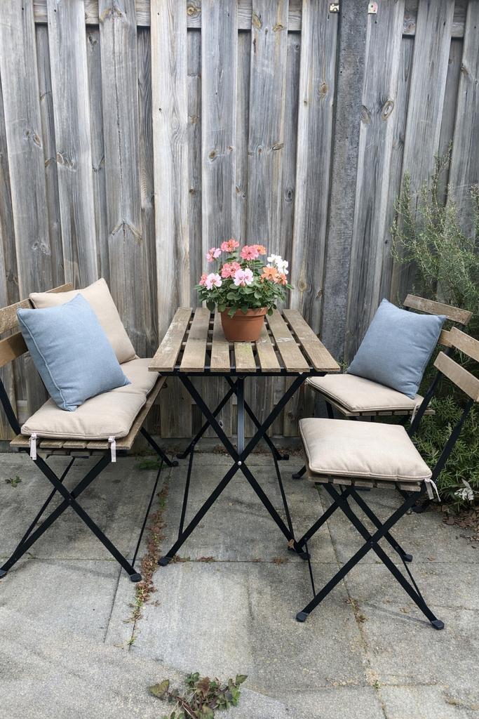 IKEA TÄRNÖ tuinset – tafel + bankje + 2 stoelen, Ophalen, Zo goed als nieuw, Hout, 2 zitplaatsen