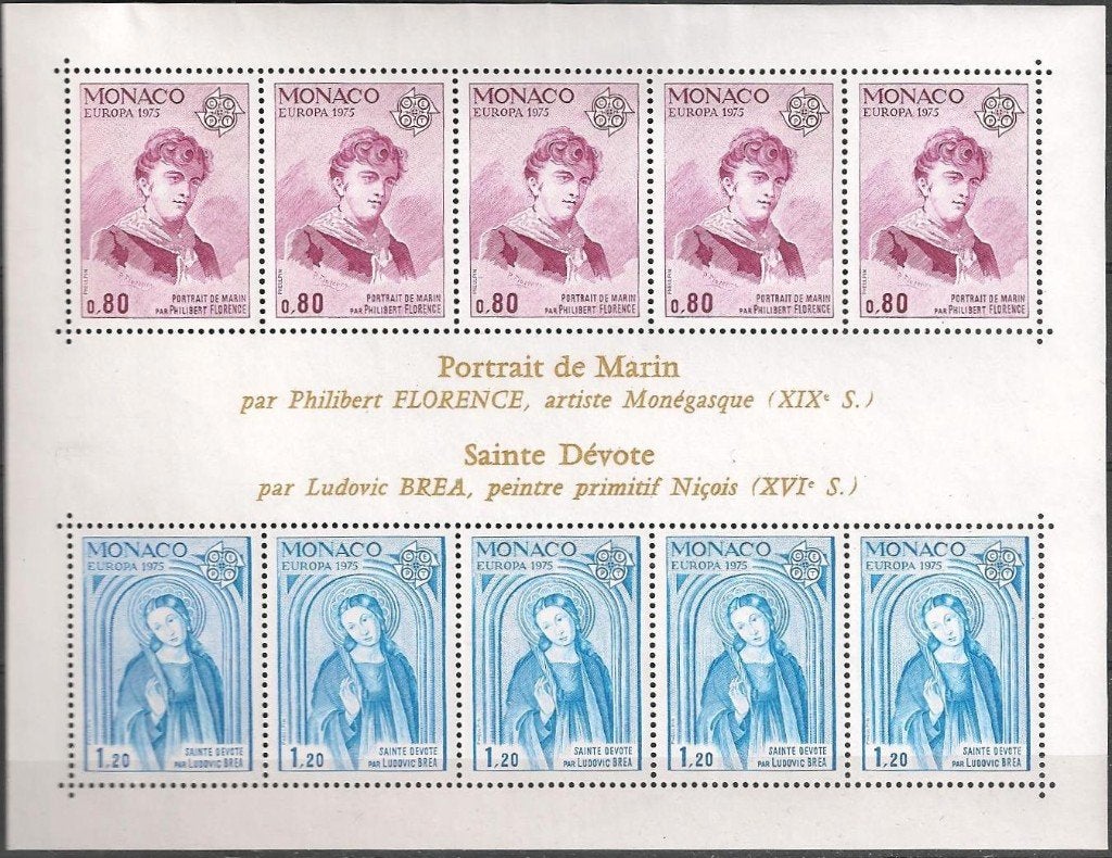 Monaco Blok No.8 XXX.  ADV. no.38 S., Verzenden, Monaco, Postfris