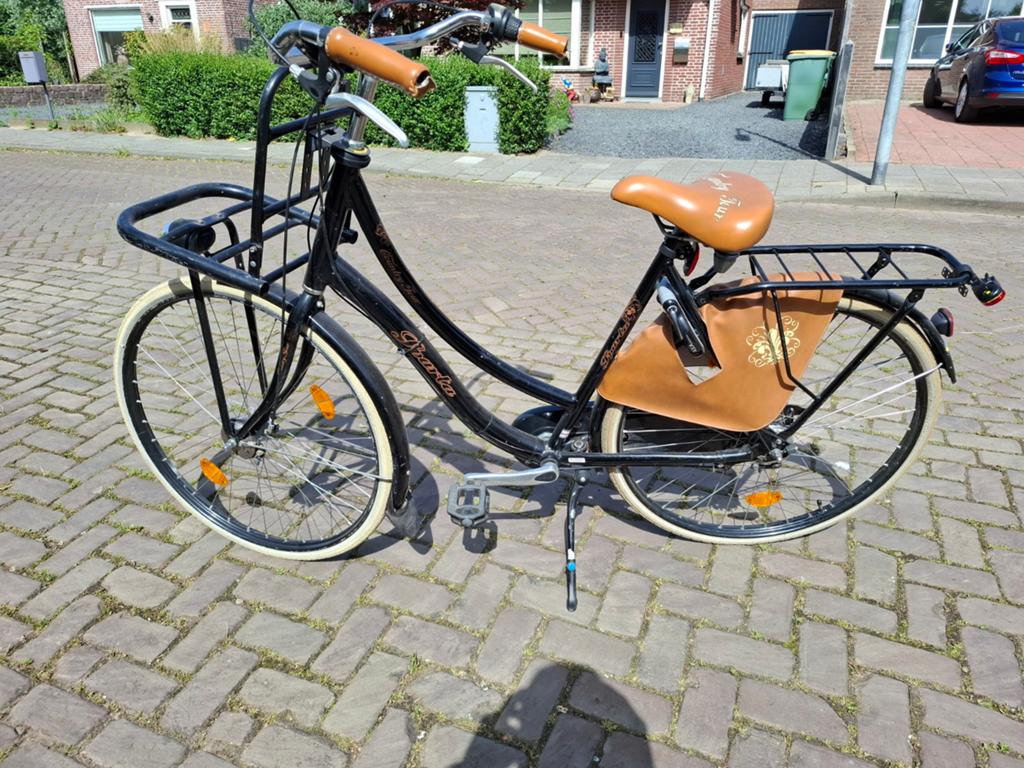 Sparta Pick-up fiets met lage instap en voordrager, Sparta, Ophalen of Verzenden, 50 tot 53 cm, Trommelrem