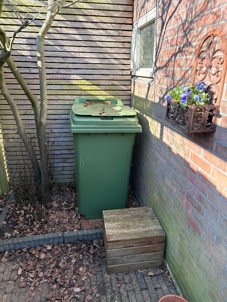 afval container, Ophalen, Kunststof, Gebruikt, 40 liter of meer