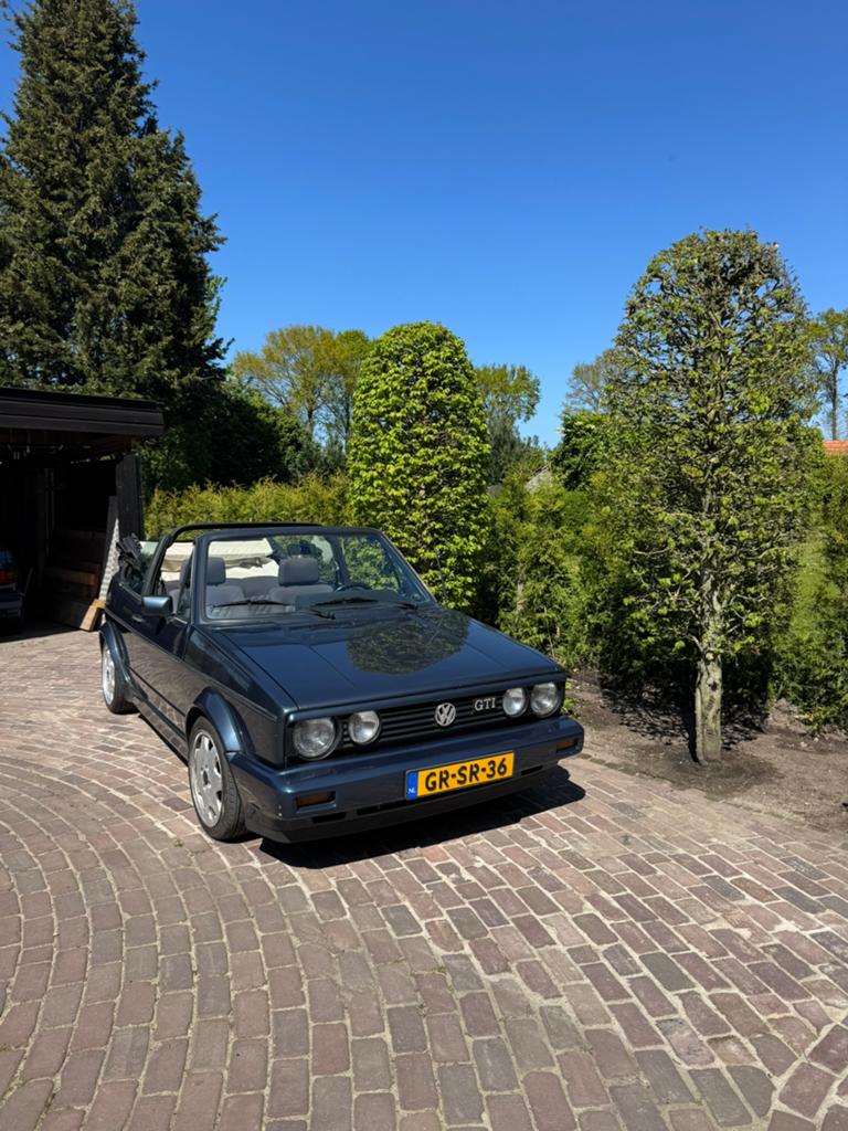 Volkswagen Golf 1.8 Cabriolet 1987 Blauw, Auto's, Volkswagen, Particulier, Golf, Benzine, Cabriolet, Handgeschakeld, Geïmporteerd
