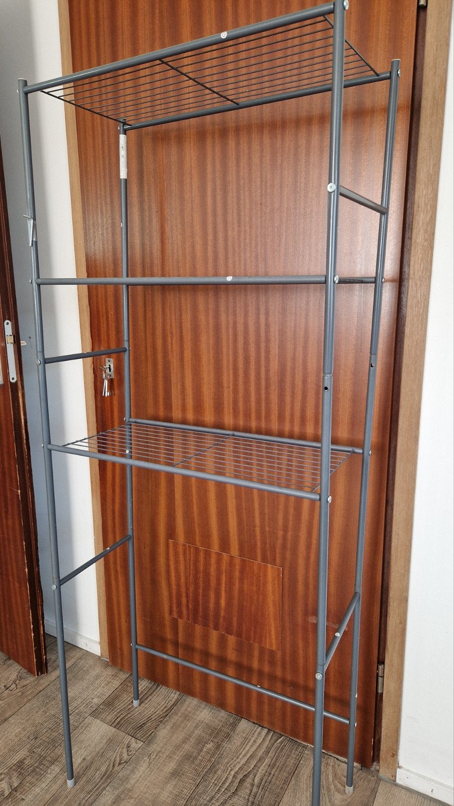 Metalen opbergrek 160x65x30cm - Grijs, Huis en Inrichting, Ophalen, Gebruikt, Onbekend, Onbekend