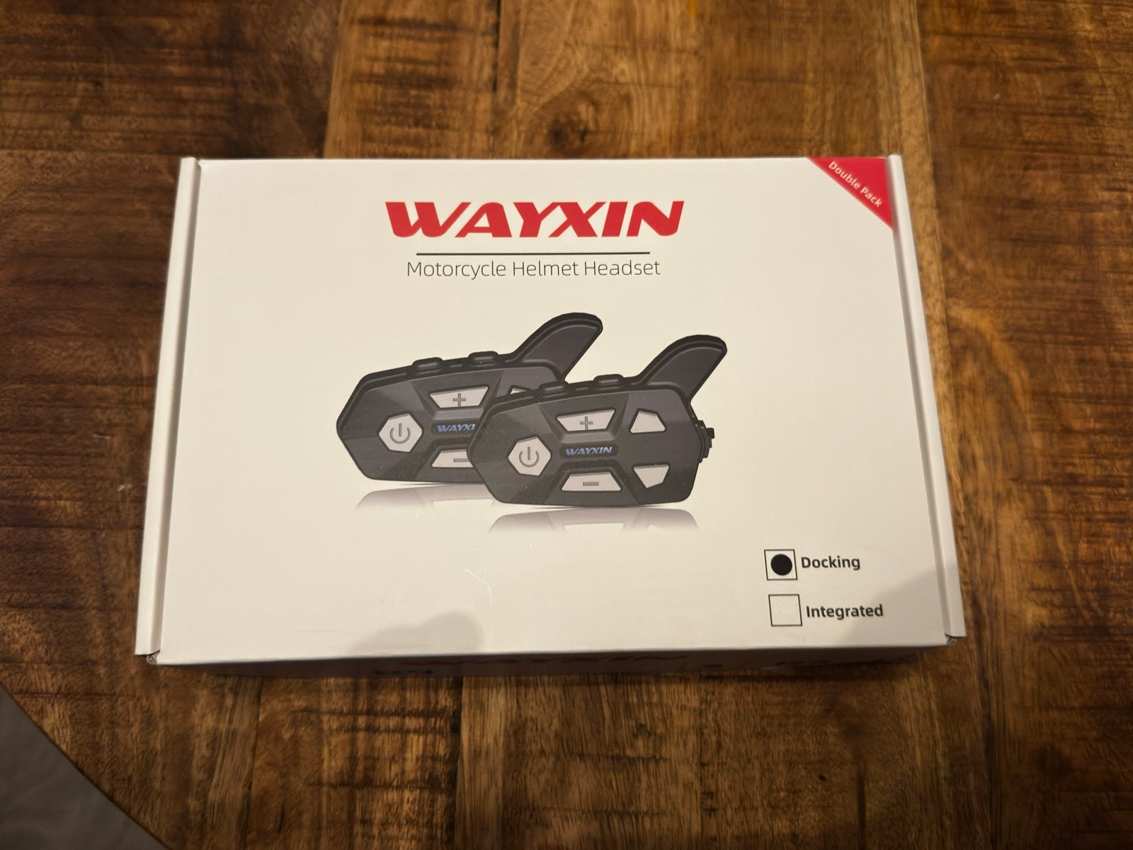 Wayxin R5 Motorhelm Headset met FM Radio (set van 2), Ophalen of Verzenden, Gebruikt
