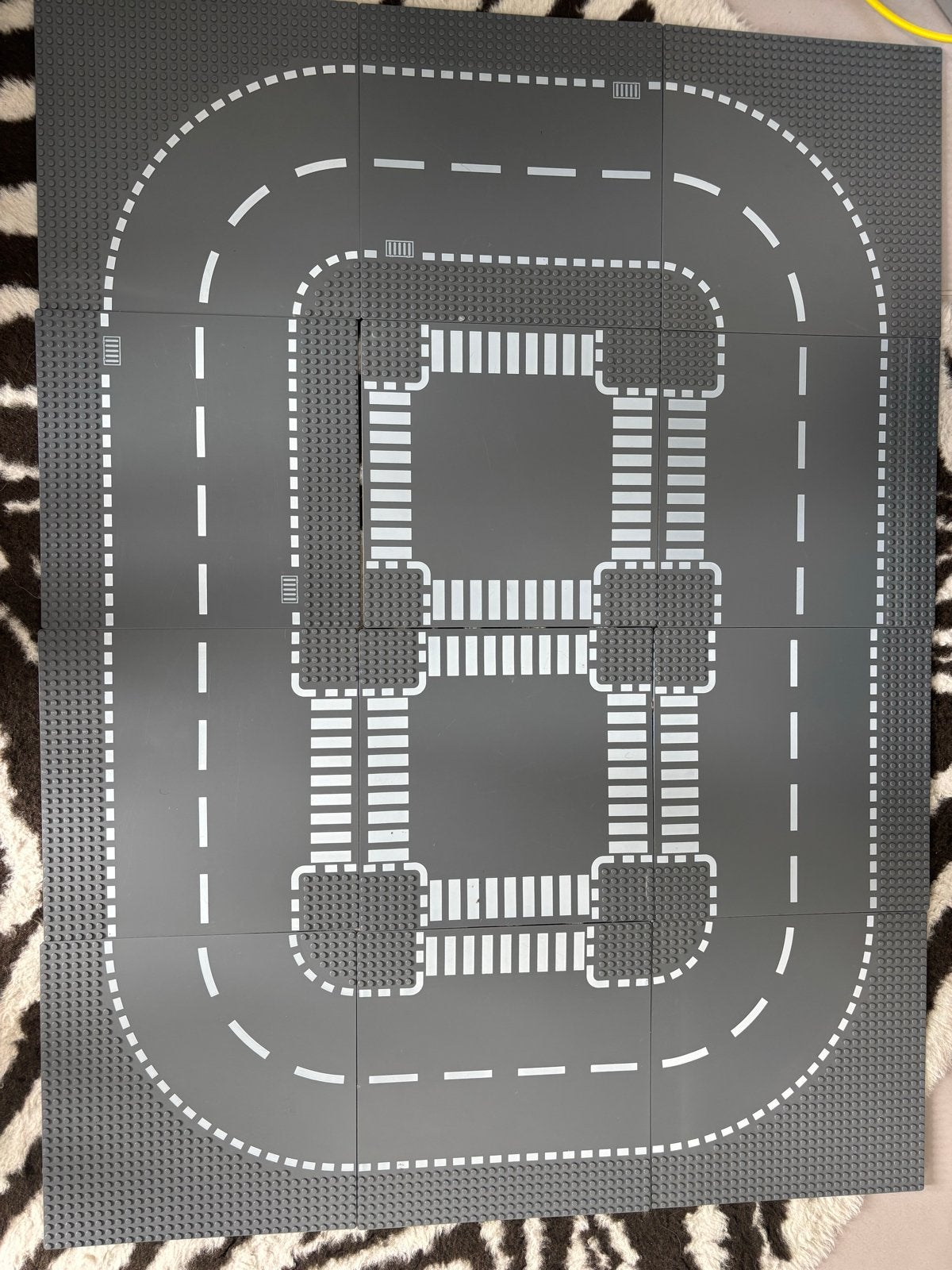 Lego wegplaten 25,5 cm x 25,5 cm, Kinderen en Baby's, Speelgoed | Bouwstenen, Ophalen of Verzenden, Zo goed als nieuw