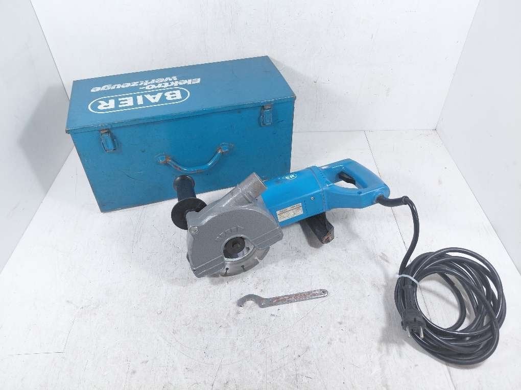 Baier BDN 452 Sleuvenzaagmachine 1400W, Doe-het-zelf en Verbouw, Niet ingevuld, Gebruikt, Baier, Overige typen