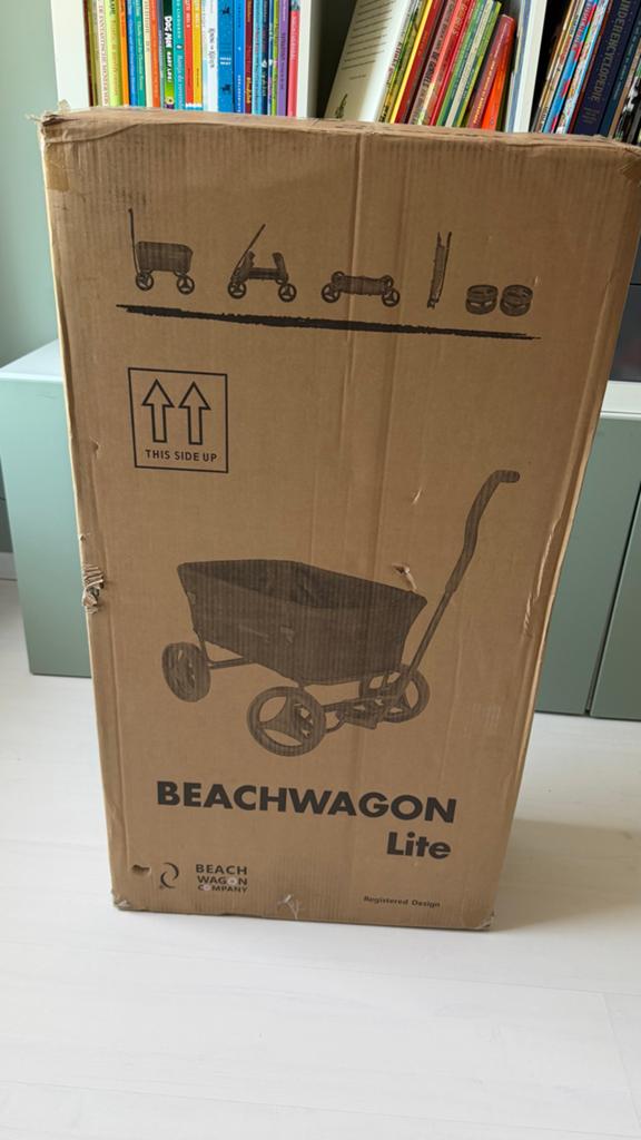 Nieuwe Beachwagon Lite - Donkergrijs, Opvouwbaar, Ophalen of Verzenden, Opvouwbaar, Nieuw