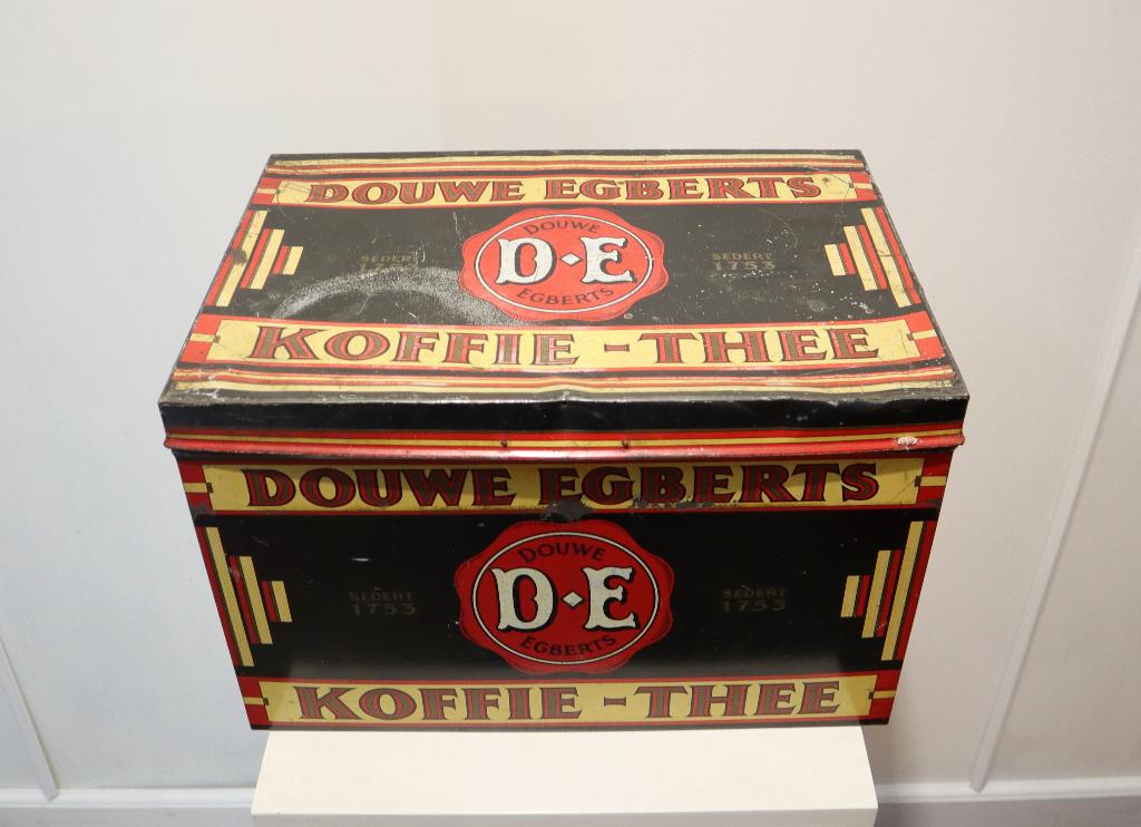Douwe Egberts Koffie en Thee winkelblik, Ophalen of Verzenden