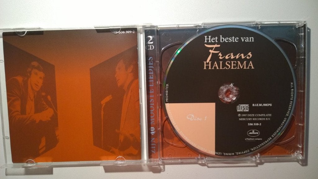 Frans Halsema - Het Beste Van Frans Halsema (2 CD), Ophalen of Verzenden, Zo goed als nieuw, Pop, Album