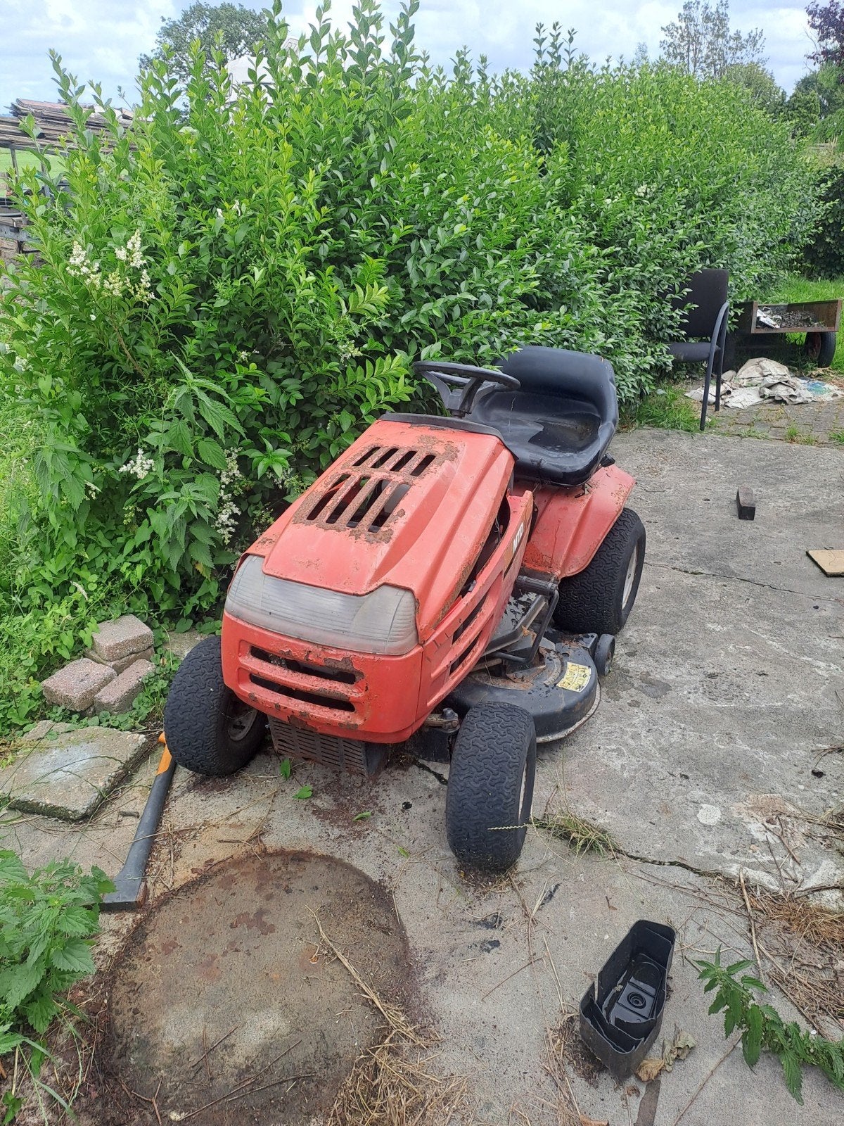 MTD zitmaaier - defect voor onderdelen of reparatie, Ophalen, Gebruikt, 50 cm of meer, MTD