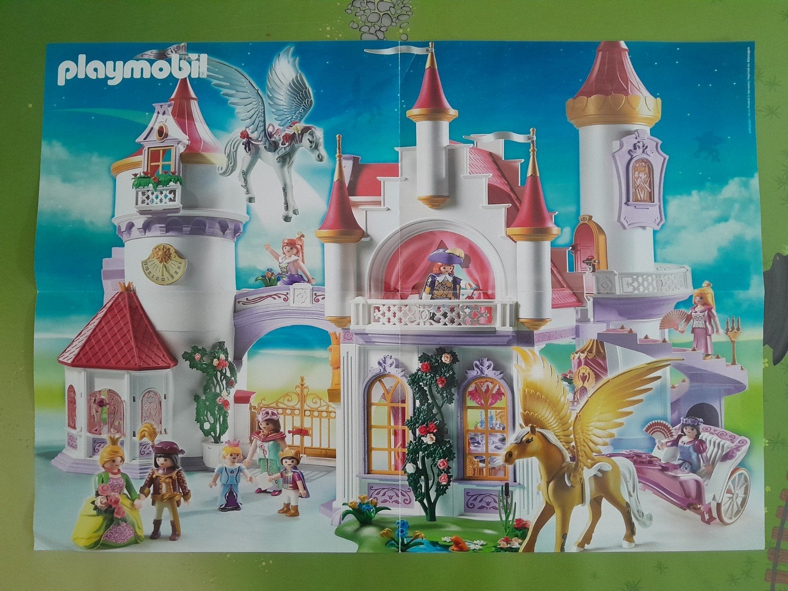 vintage Playmobil poster Princess kasteel thema, Ophalen of Verzenden