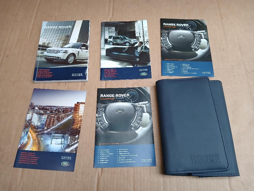Handleiding Boekjes Map Range Rover L322 Vogue 2012, Auto diversen, Handleidingen en Instructieboekjes, Ophalen of Verzenden
