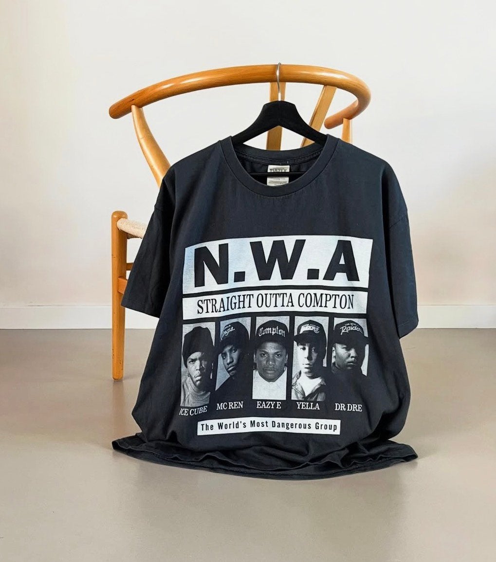 Vintage 90’s N.W.A Rap Tee Hip Hop, Ophalen of Verzenden, Zo goed als nieuw