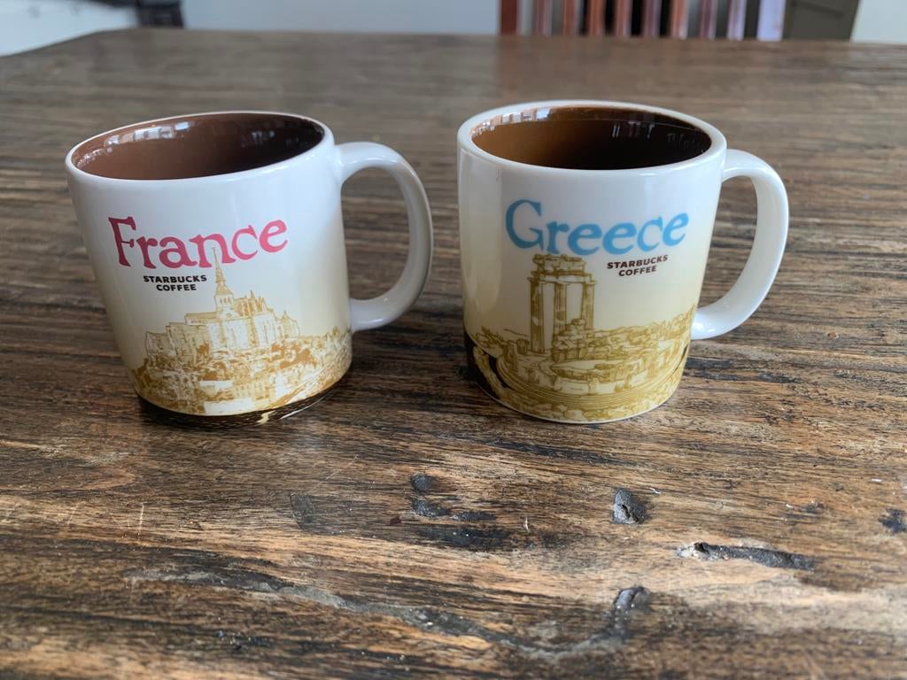 1x Starbucks kopje France, Nieuw, Ophalen of Verzenden, Overige stijlen, Kop(pen) en/of Schotel(s)