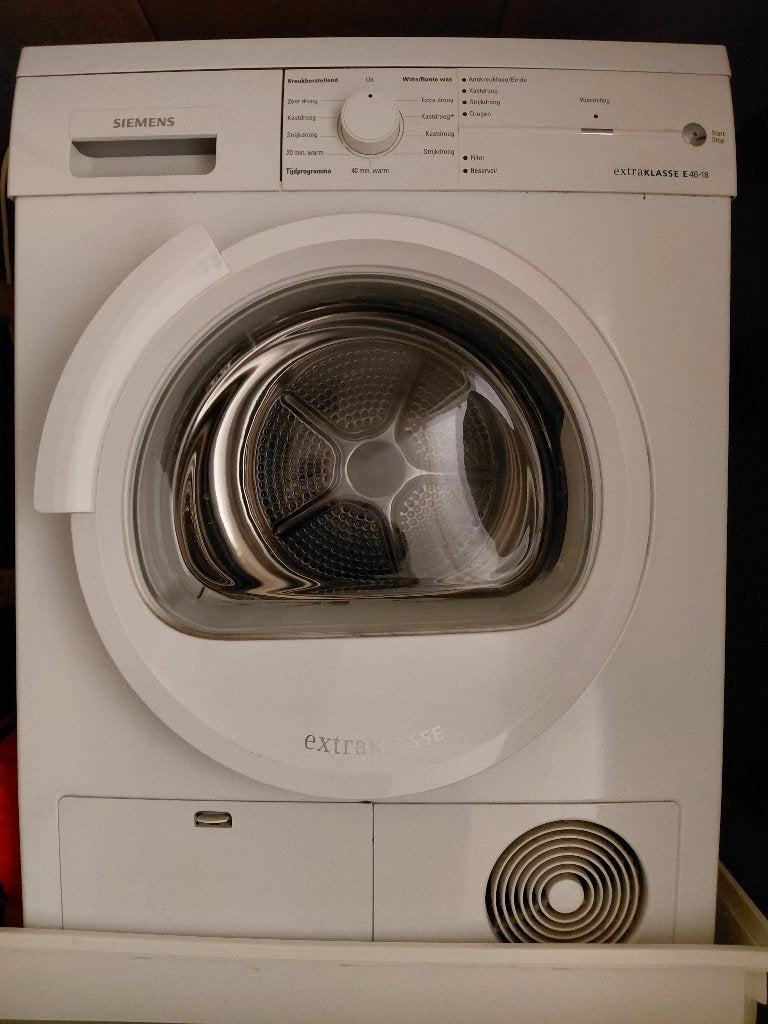 Siemens wasdroger E46.18, Witgoed en Apparatuur, Wasdrogers, Ophalen, 6 tot 8 kg, Gebruikt, Bovenlader