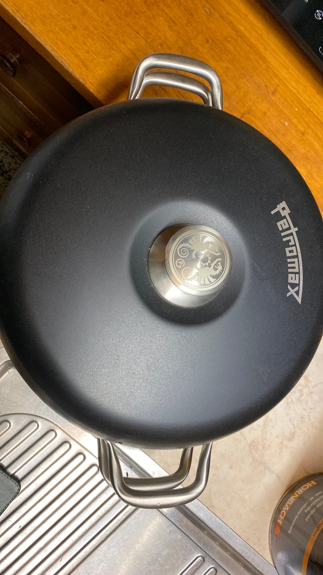 Petromax  camping bakoven, Overige typen, Ophalen of Verzenden, Met deksel, Overige merken