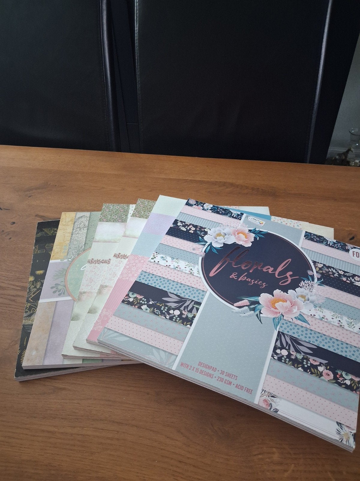 Set van 6 Craft Sensation Design pads (nieuw) totaal 156 vel, Ophalen of Verzenden, Nieuw, Papier of Karton