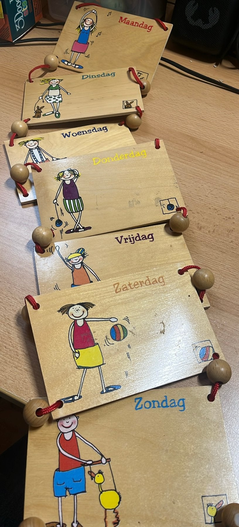 Janbibejan weekkalender, Ophalen of Verzenden, Gebruikt