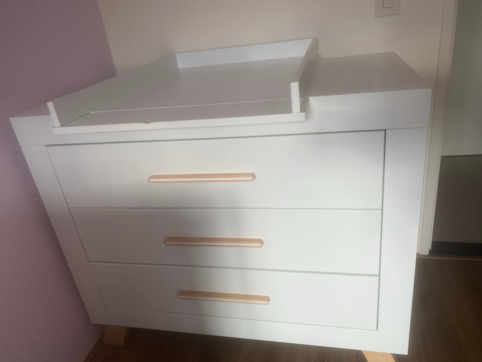 Bopita Lisa babykamer: Bed, Commode, Kledingkast, Ophalen, Gebruikt, Jongetje of Meisje