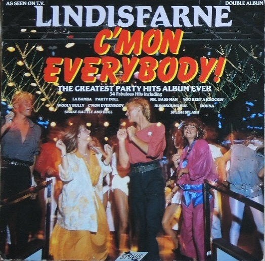 Lindisfarne dubbel-LP "C'mon Everybody", Dubbel-LP, Ophalen, Gebruikt, 12 inch